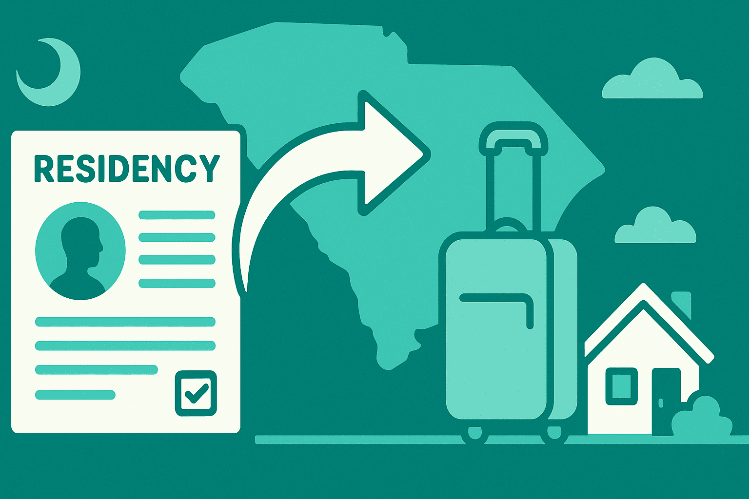 How to leave South Carolina residency?