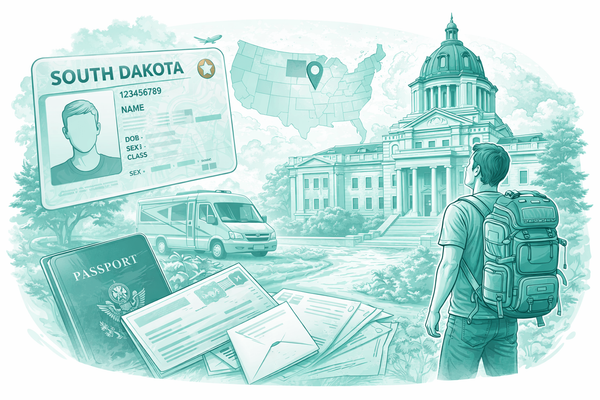 South Dakota driver’s license requirements for non-residents & digital nomads